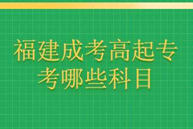 福建成考